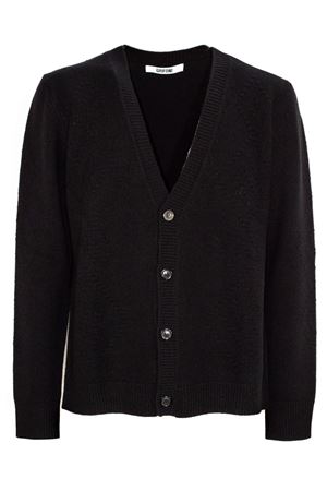 Cardigan in lana vergine nera MAURO GRIFONI | GT110000127003